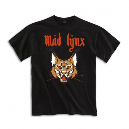 T-Shirt Mäd Lynx - Logo (schwarz)
