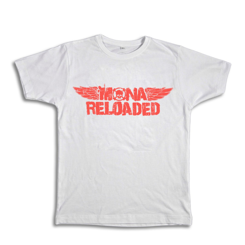 T-Shirt Mona Reloaded - Classic Logo (weiß)