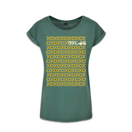 Girlie-Shirt Oxo 86 - XOXO (grün)