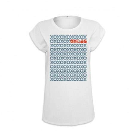 Girlie-Shirt Oxo 86 - XOXO (weiß)