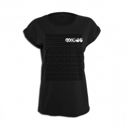 Girlie-Shirt Oxo 86 - XOXO (schwarz)