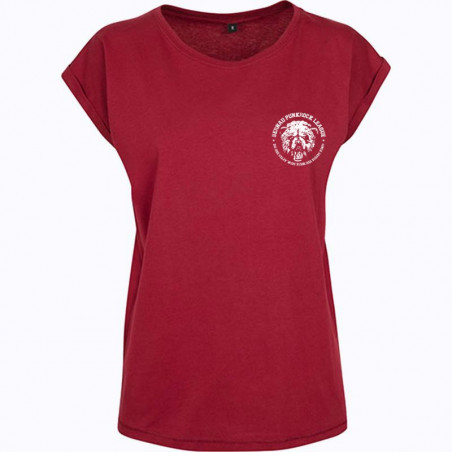 Girlie-Shirt Bernau Punkrock League - Pocket Logo (rot)