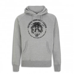 Hoodie Bernau Punkrock League - Classic Logo (grau)