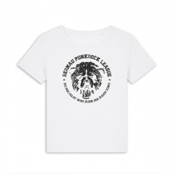 Girlie-Shirt Bernau Punkrock League - Classic Logo (weiß)