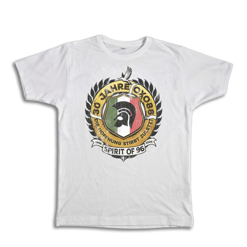 T-Shirt Oxo86 - Die Hoffnung stirbt zuletzt (weiß)