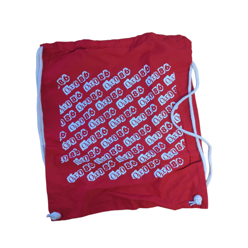 Stoffbeutel Oxo 86 - Logo pur (rot)